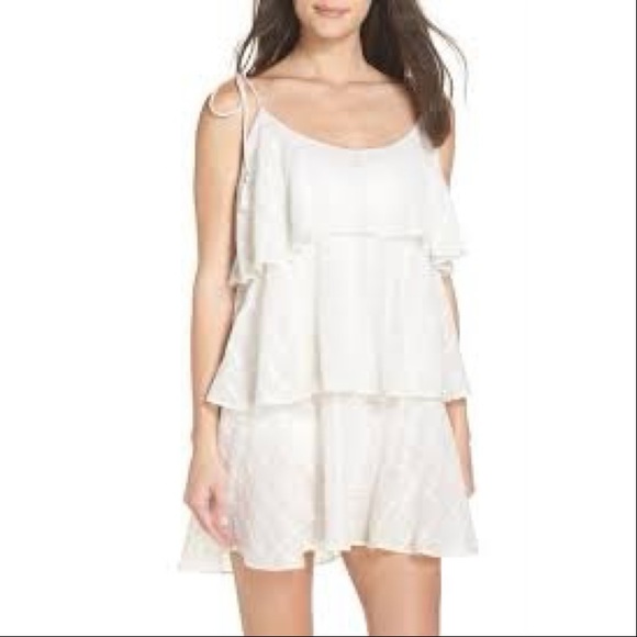 MUCHE et MUCHETTE Plaid Cotton Tiered Dress O/S - Picture 2 of 11